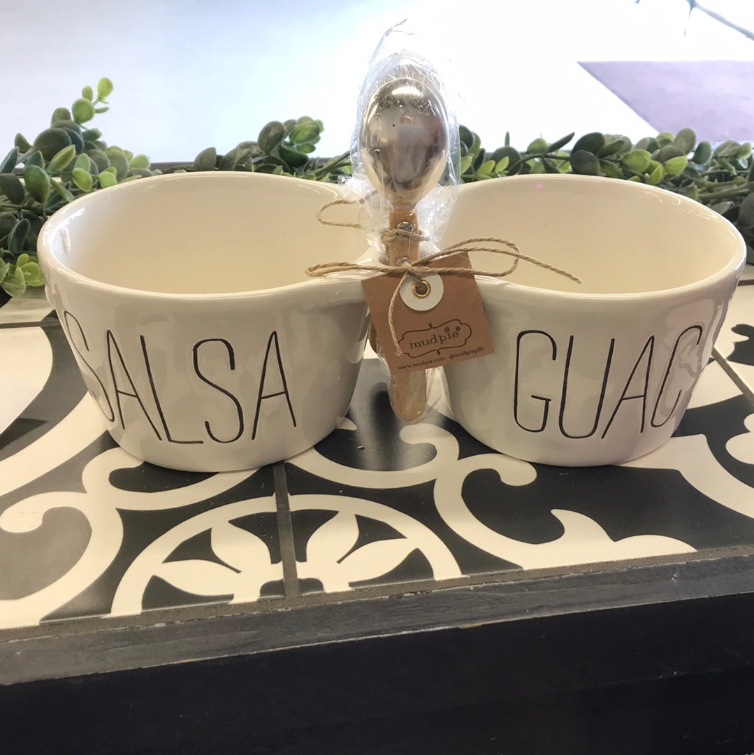 Salsa and guacamole set